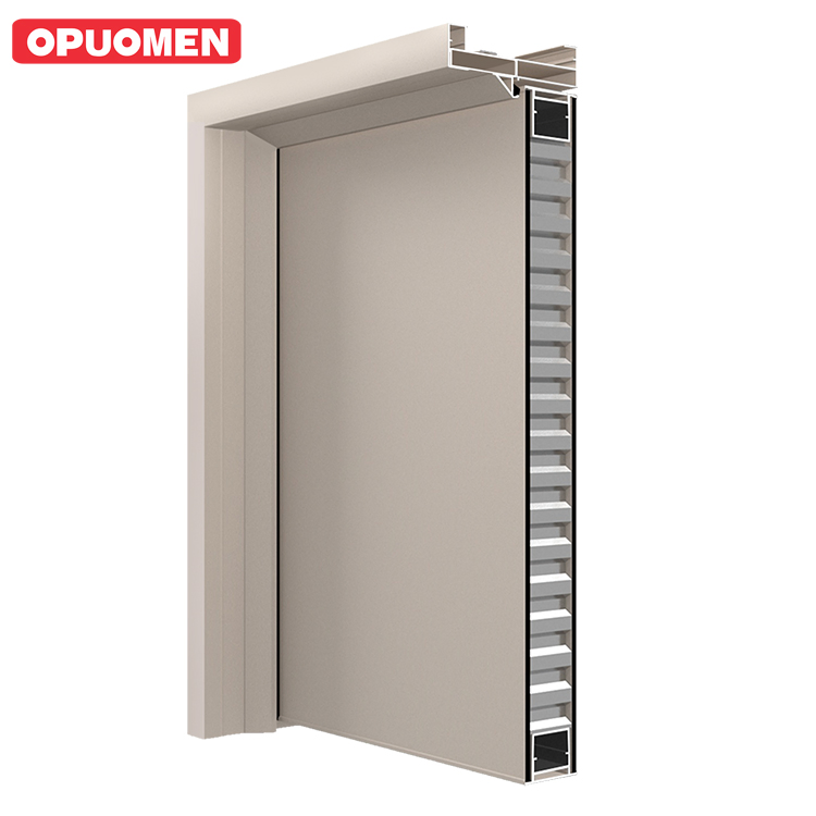 Eco-Friendly Modern Aluminum Wood Swing Door for Homes