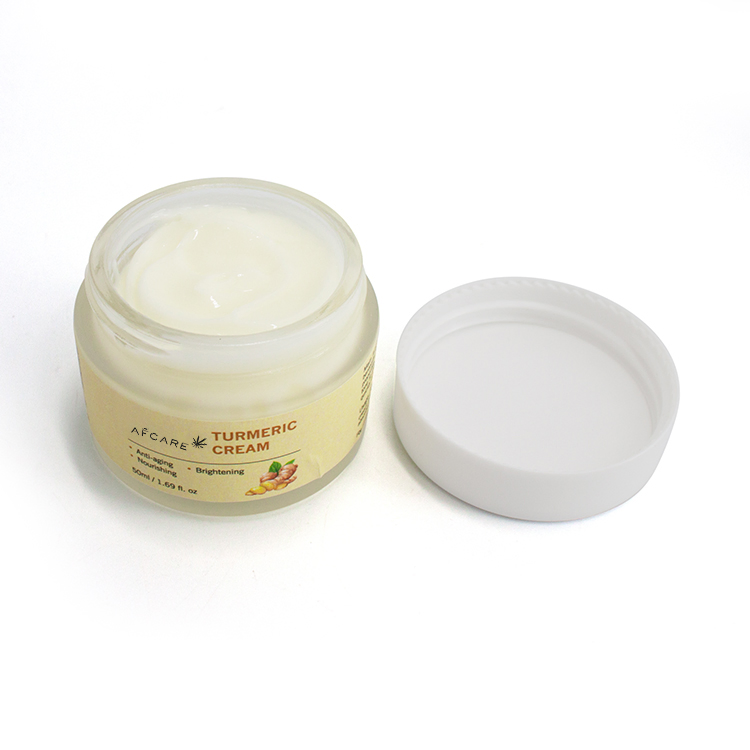 Custom Wholesale Vegan Turmeric Face Cream Retinol Whitening Dark Spot Removal