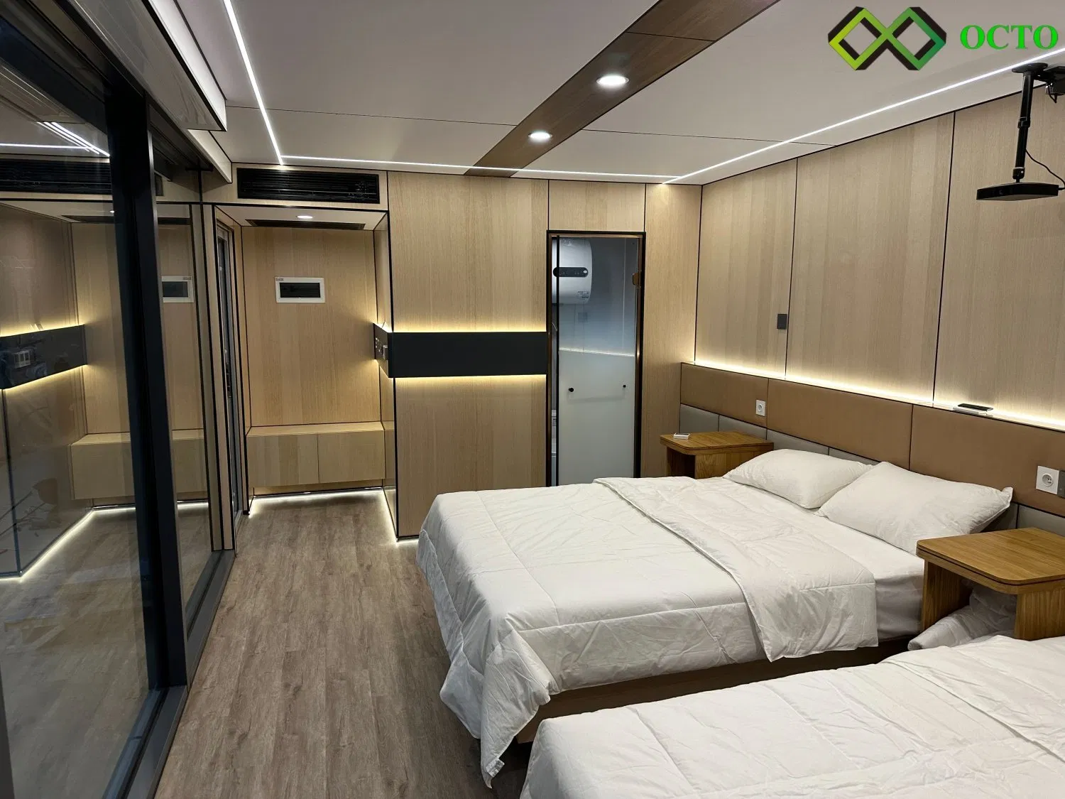 Tourist Attractions 26.25sqm Kyrgyzstan Countryside Prefab Space House as Mobile Convenience Store