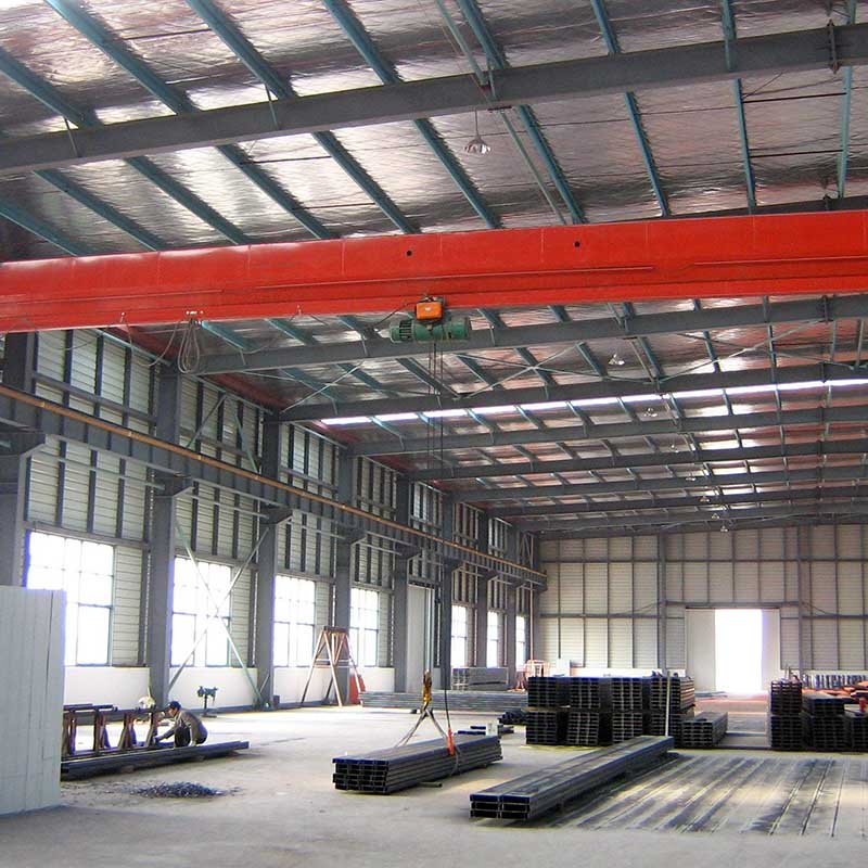 Short Construction Period Structural Steel Fabrication for Prefab House