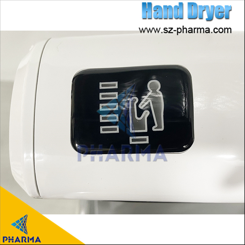 Toilet Bathroom for Hand Dryer Commercial Wall Mounted Slim ABS Plastic Automatic Sensor Electric Vertical Hand Dryer