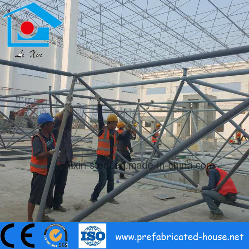Prefabricated Steel Frame Space Roof Truss Structure for Metal Building