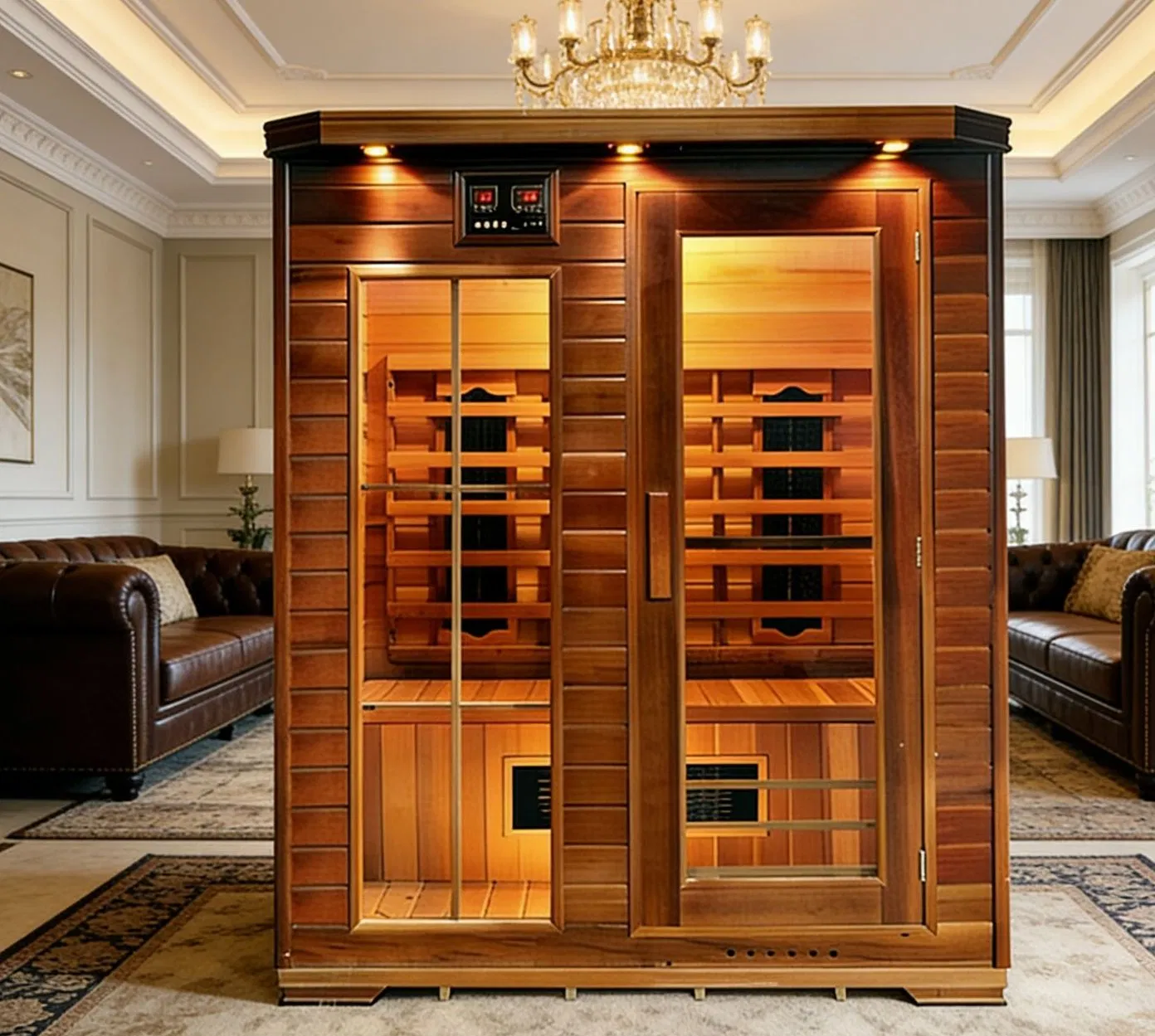 Инфракрасная сауна для улучшения сна, на 2 персоны