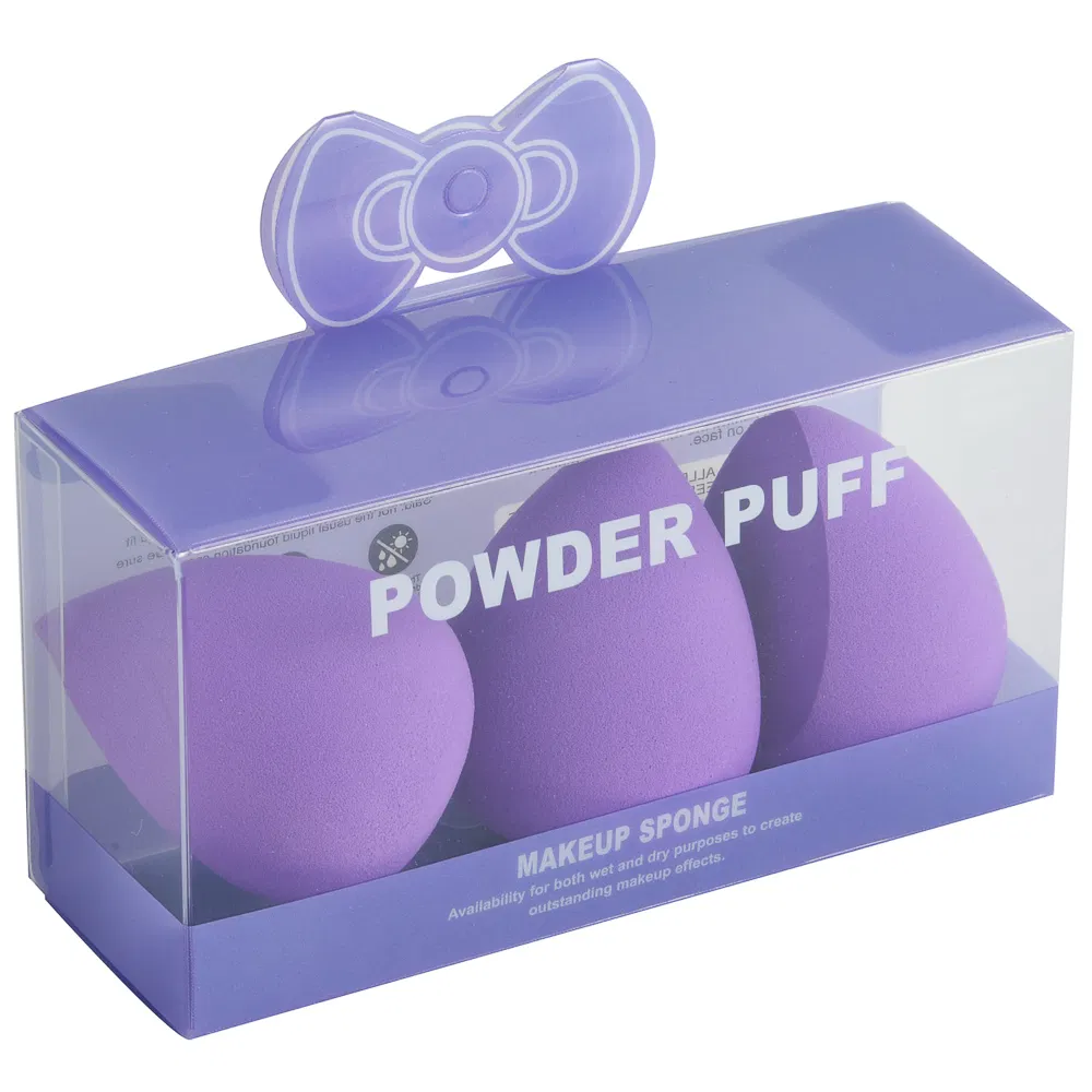Non-Latex Sponges 3 Pieces Makeup Blender Set Beauty Foundation Face Powder Puff Makeup Sponge