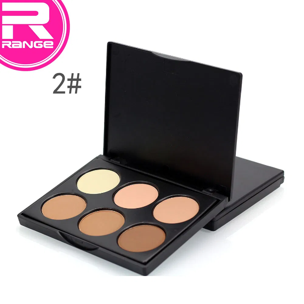 Private Label Makeup 6 Colors Highlight Contour Palette