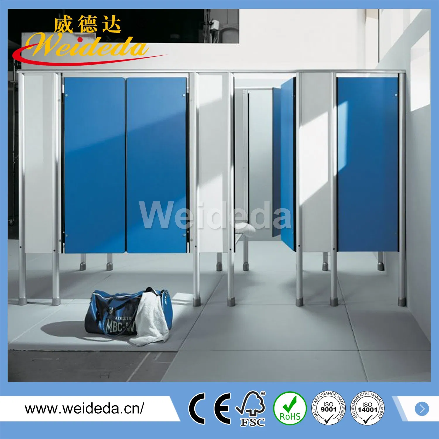 12mm Compact Laminate Toilet Door Panel