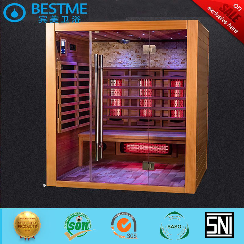 Western Hemlock Material Solid Wood Sauna Room (Kb-1051)