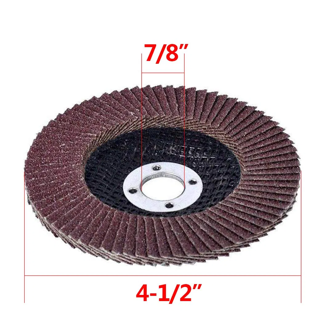 Flap Discs Assorted Sanding Grinding Wheels Aluminum Oxide Abrasives