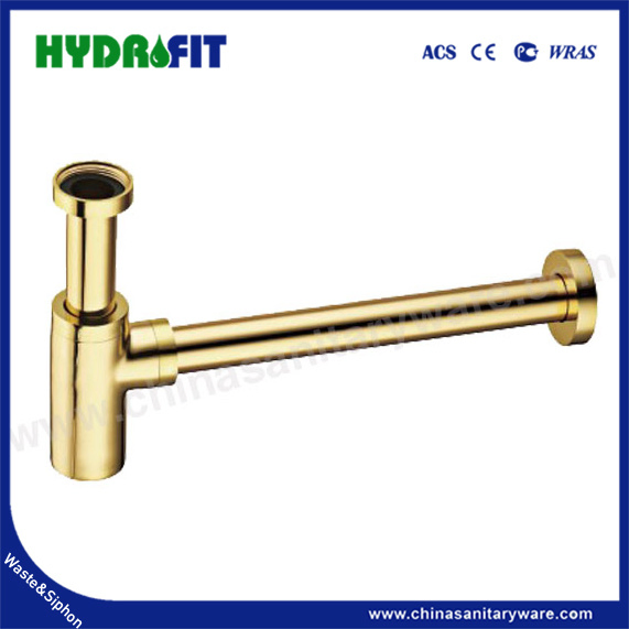 Factory Bathroom Wash Basin Stainless Steel Brass 1 1/2" 1 1/4" Wash Basin P Trap Waste Pipe Shower Siphon (FP0012)
