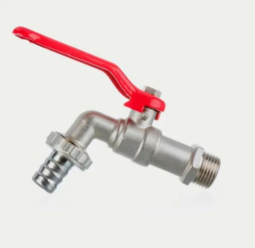 Pn20 Brass Single Cold Water Basin Bathroom Faucet Outdoor Faucet Garden Mop Pool Taps Wall Mount Thread with External Thread