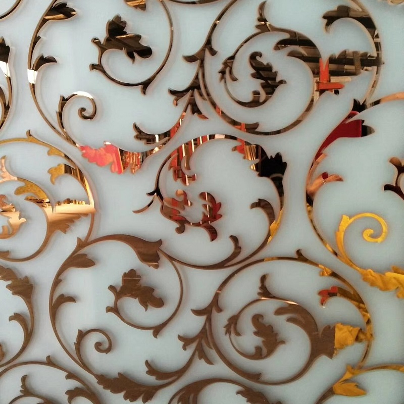 Stained/Art/Silk Print/Color/Design/Decorative Glass for Wall Decoration