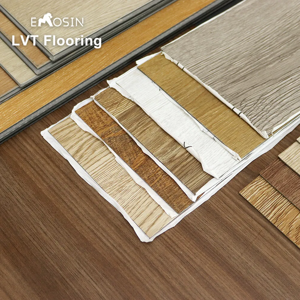 Luxury Vinyl Plank Flooring Manufacturer -PVC Lvt Lvp Loose Lay 5.0mm Thickness Vinyl Floor