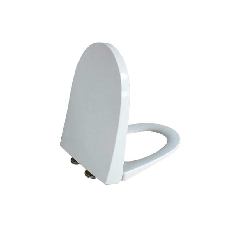 Round Fast Installation Wc PP Toilet Seat Cover Plastic Cover Lid White