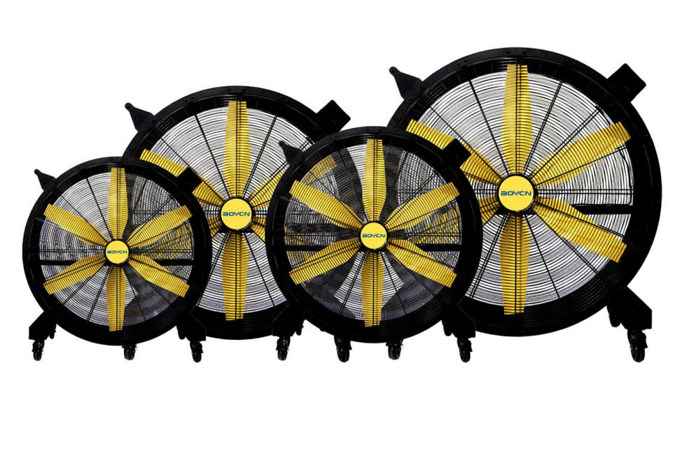 Промышленный напольный вентилятор для спортзалов