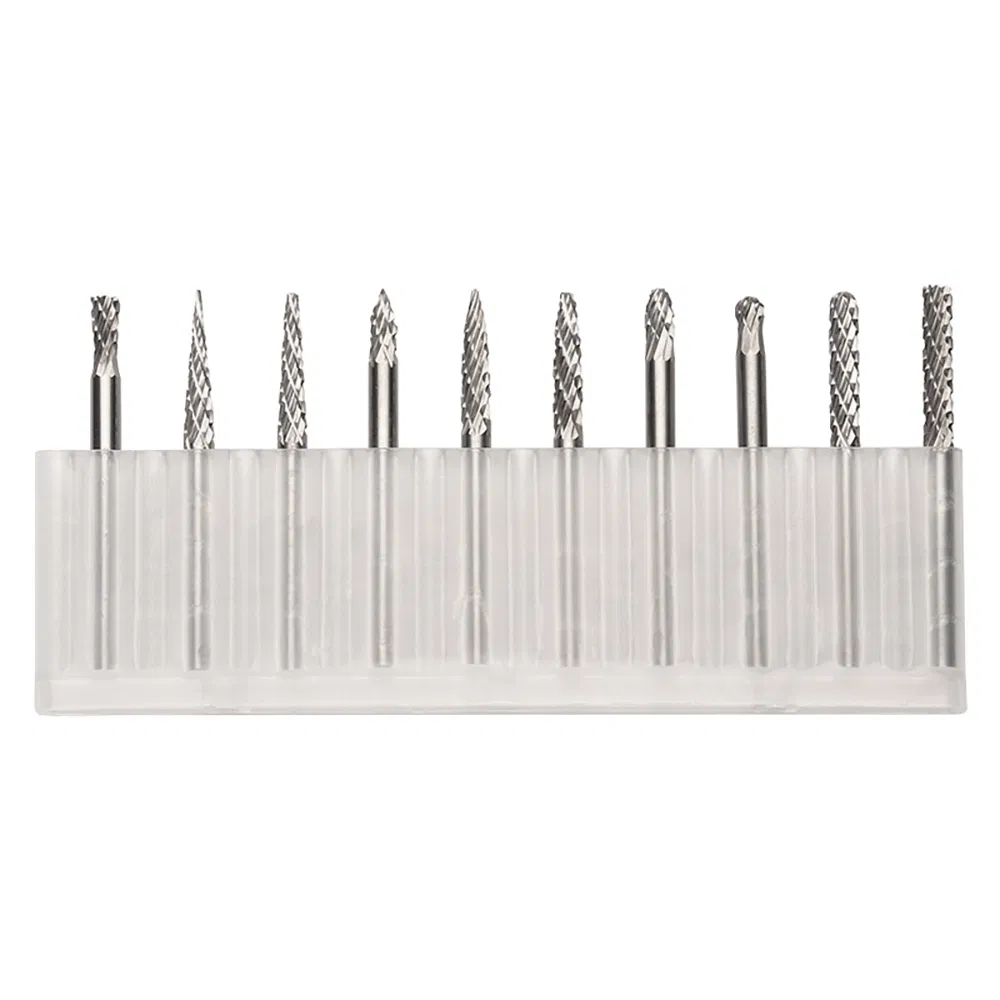 Carbide Rotary Burr Set for Precision Cutting and Shaping