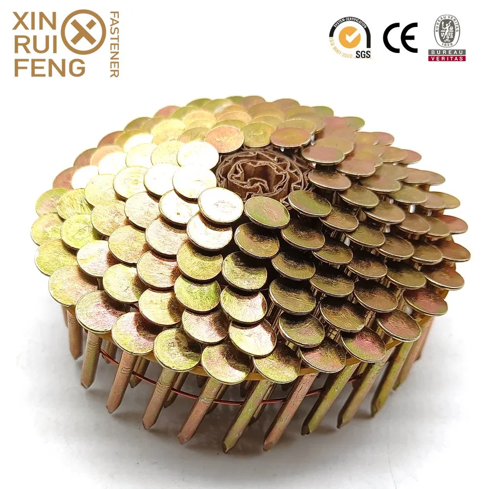 High Quality HDG Bright Smooth Shank Nails/ Finish Nail/ Collated Framing Nails/ Roofing Nails Wire Coil Nails with CE for Pneumatic Nailer & Wood Pallet Frame