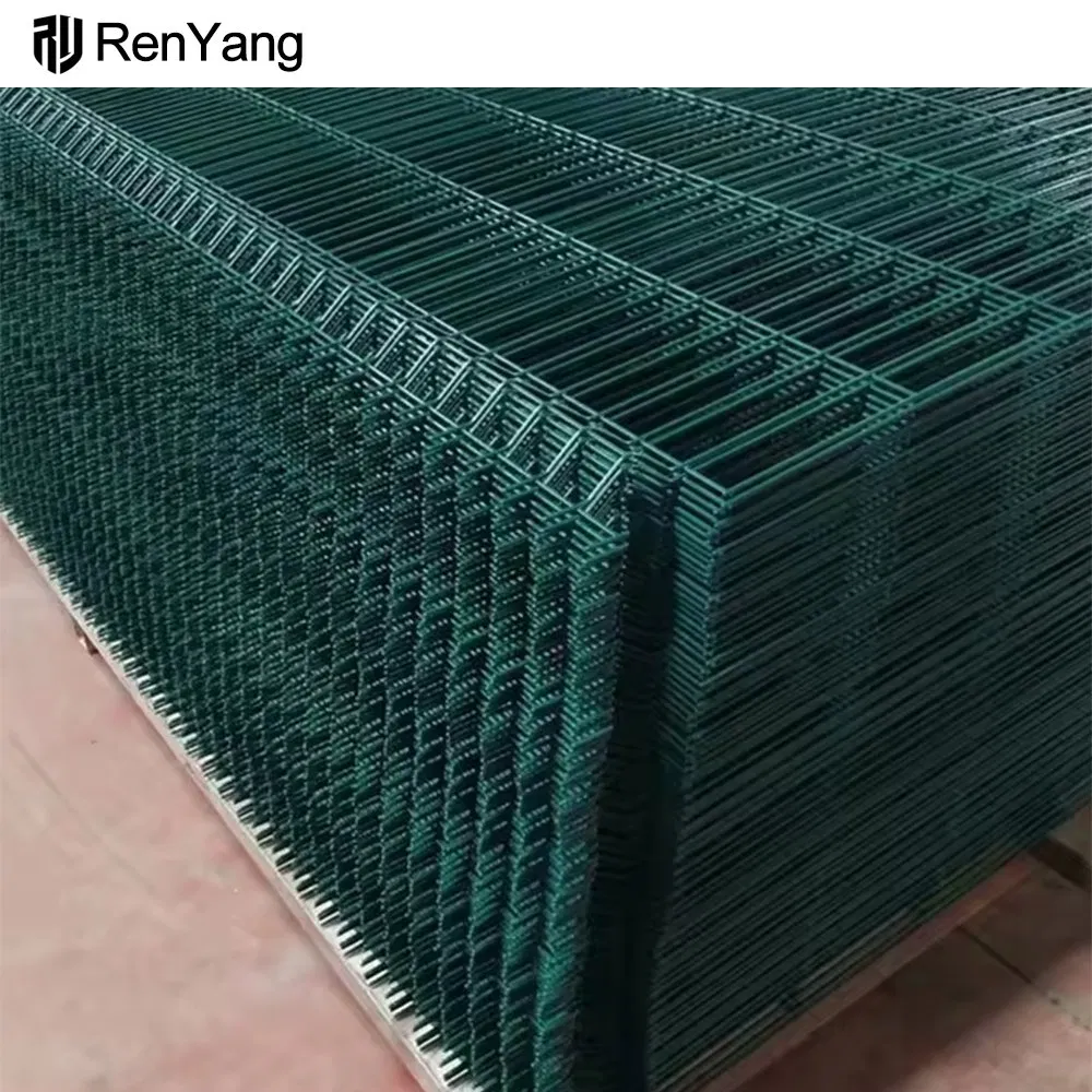 3D Metal Fencing Security Outdoor Highway Home Garden Farm Steel Welded Curved Wire Mesh Fence Panels