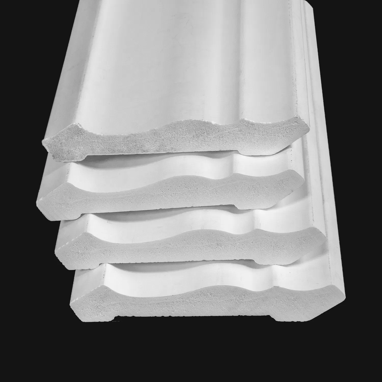 Waterproof Exterior Bathroom Corner PVC Rams Ceiling Crown Moulding