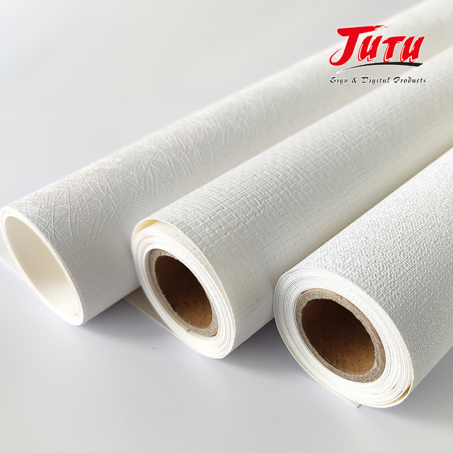 Custom Waterproof Peel and Stick PVC Wallpaper for Digital Media