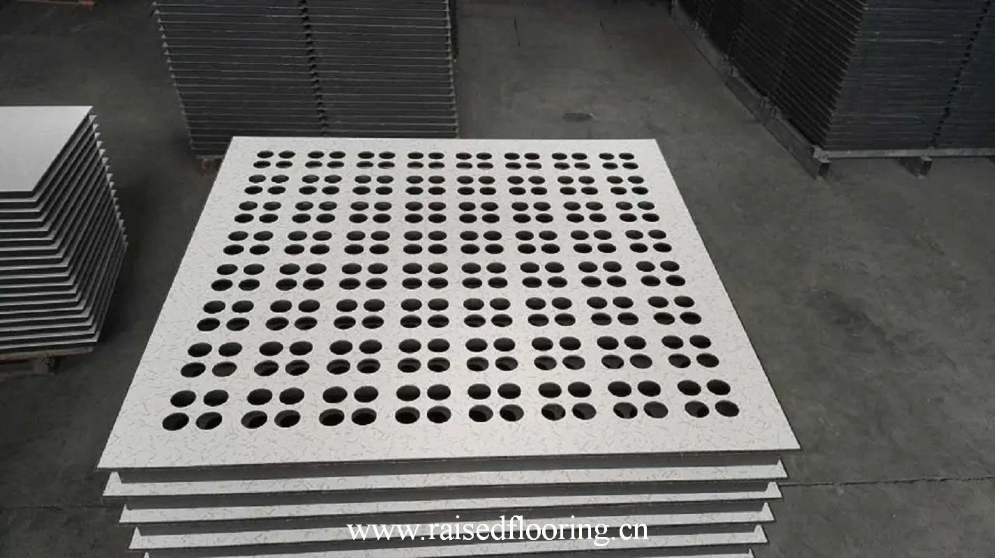 All - Steel Perforated Anti - Static Raised Floor with 27% Perforation Rate