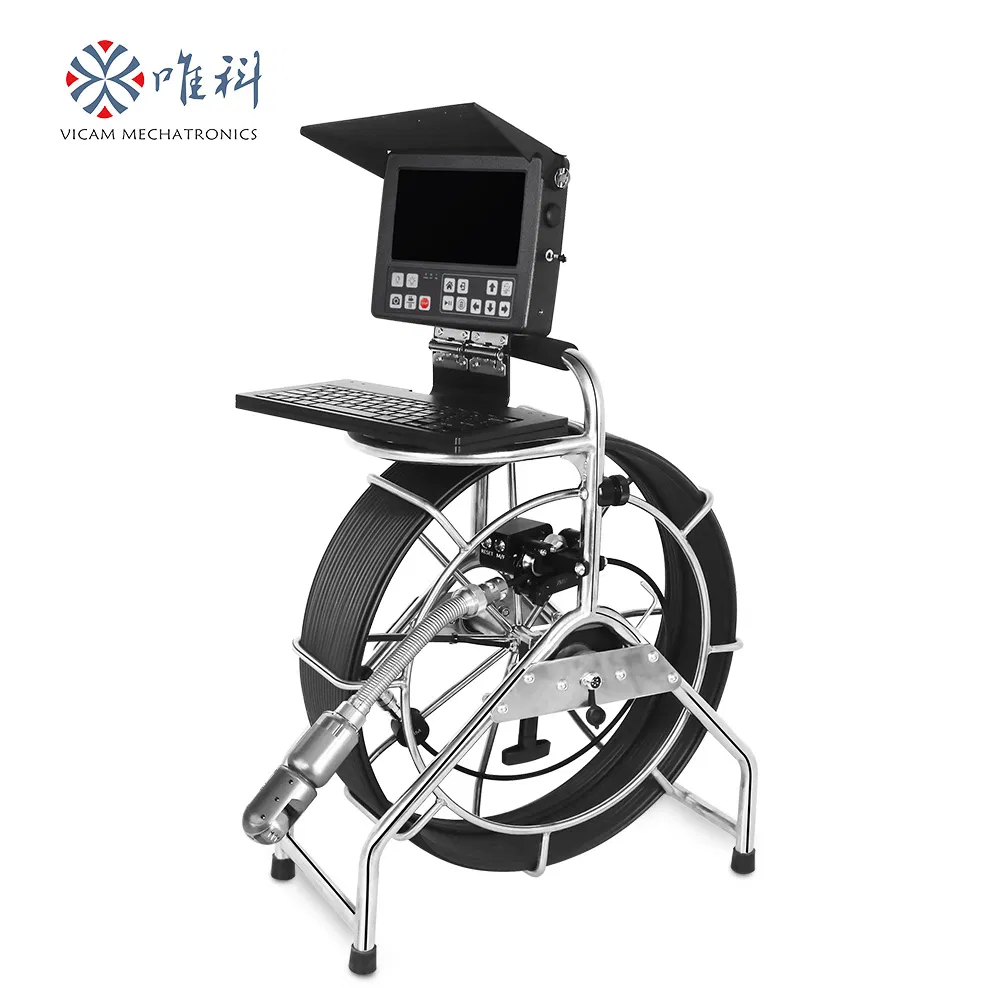 Vicam 60m HD CCTV Pipe Camera with Pan Tilt Camera Head