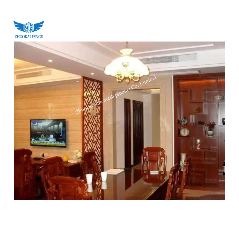 Factory Customized Dining Room Metal Divider Stainless Steel Screen for Hotel Lobby