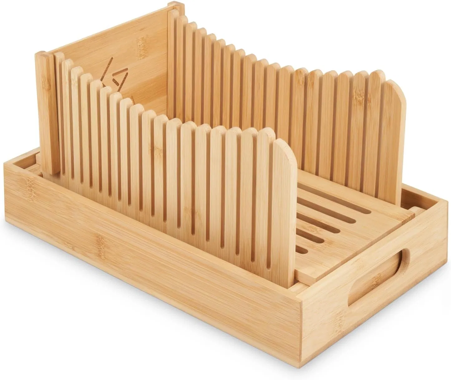 New Bamboo Bread Slicer with Multi-Function and Folding Function