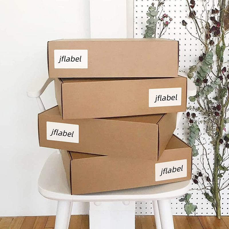 Customized Logo Printing on Barcode Label Roll Direct Thermal Barcode Sticker