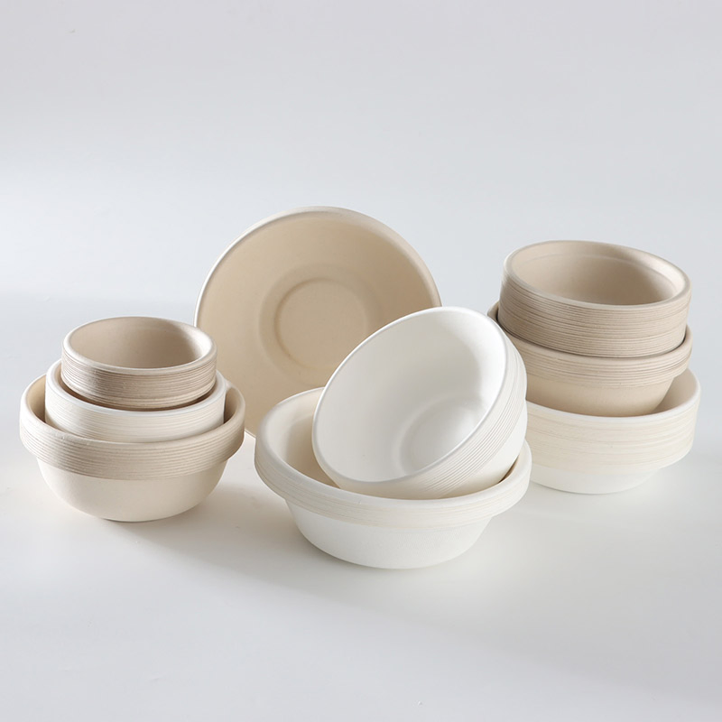 Экологичная одноразовая миска из сахарного тростника