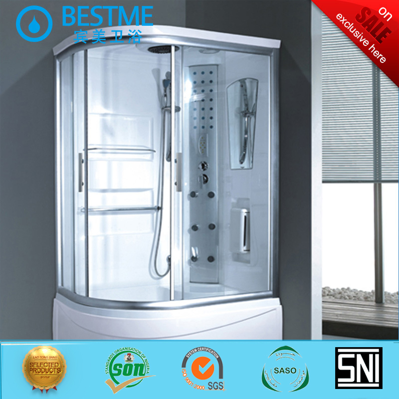Luxury Sanitary Ware Corner-Located Steam Room (KB-880)