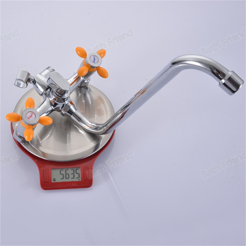 Russia Feature Uzbekistan Most Sell Shower Faucet 2 Function Long Bottom Spout Bath Mixer