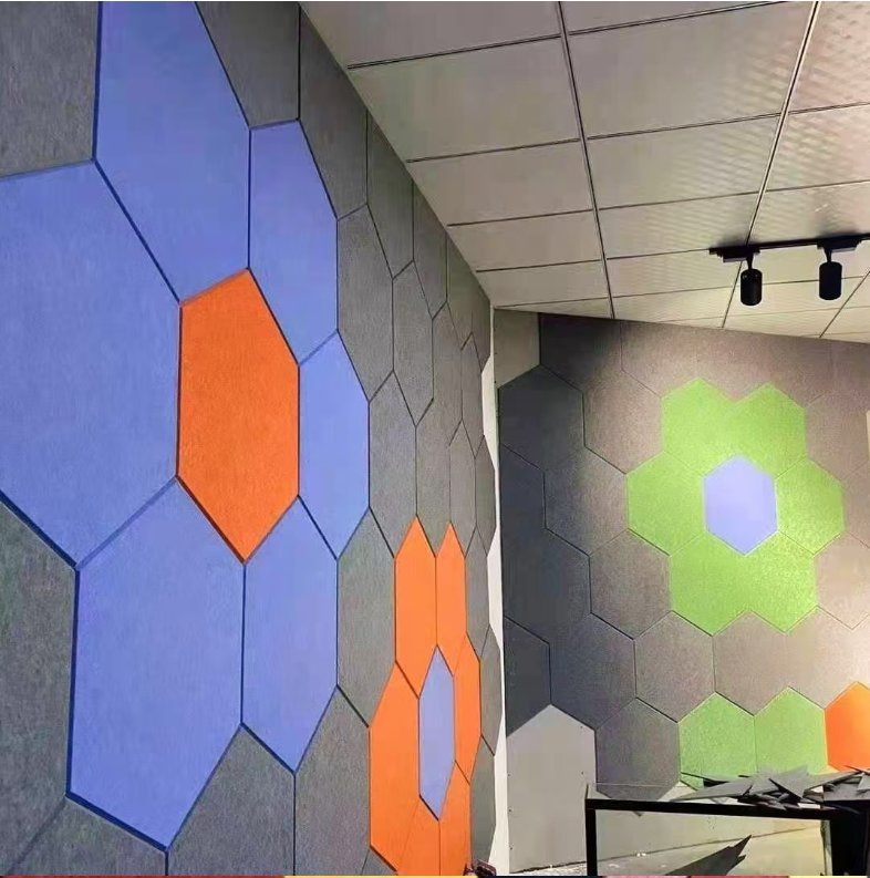 Premium Eco-Friendly Colorful Acoustic Polyester Fiber Pet Felt for Auditoriums and Theaters Sound Absorption