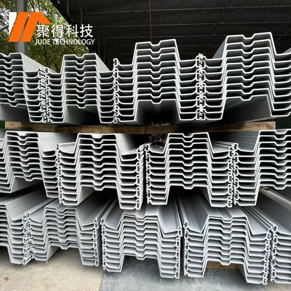 Factory Good Price Easy Installation Sheet Piling PVC Plastic Sheet Pile Z U Plastic for Retaining Wall River Bank Seawall Ditch