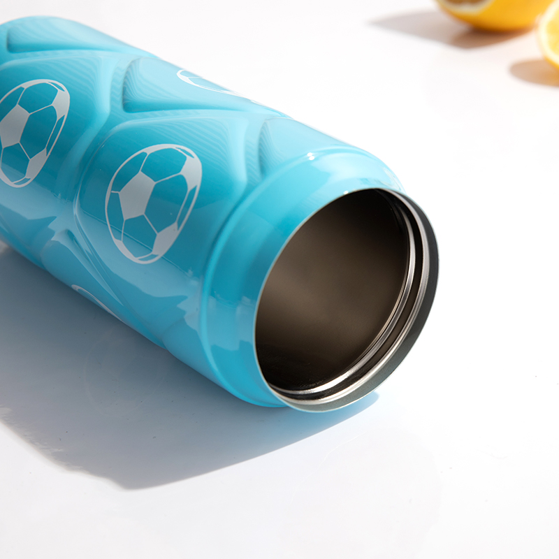 500ml Double Walls Football Vacuum Insulated Coke Can Leak Proof