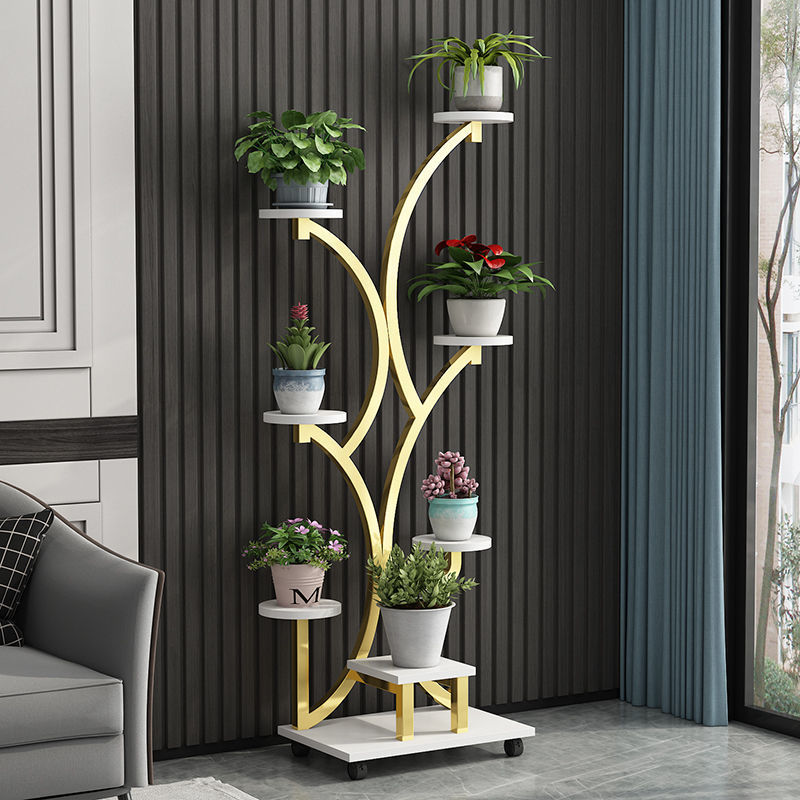 Подставка для растений металлическая двухуровневая