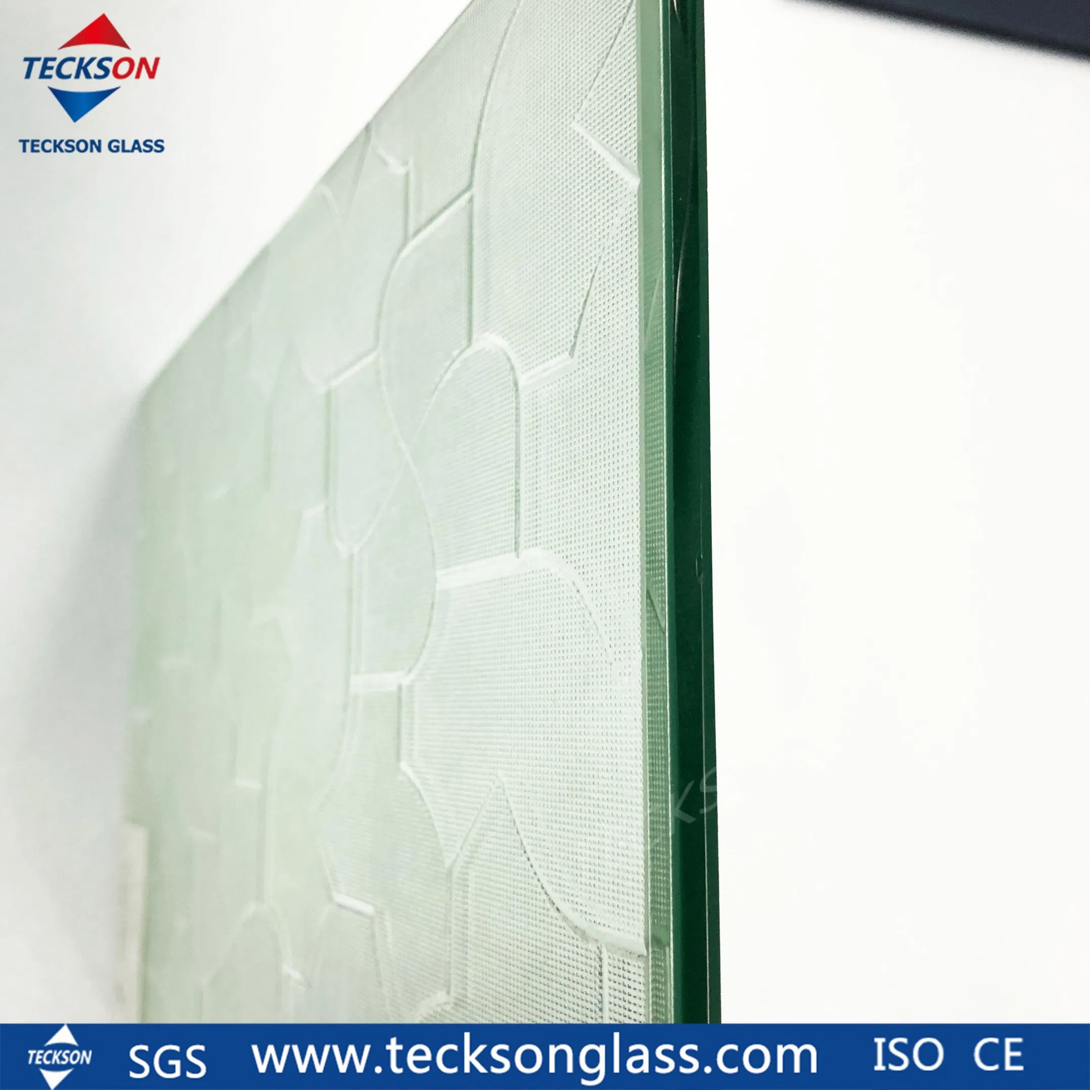 3-6mm Clear Karatachi Puzzle Bronze Mistlite Patterned Printed Pacific Obscure Glass