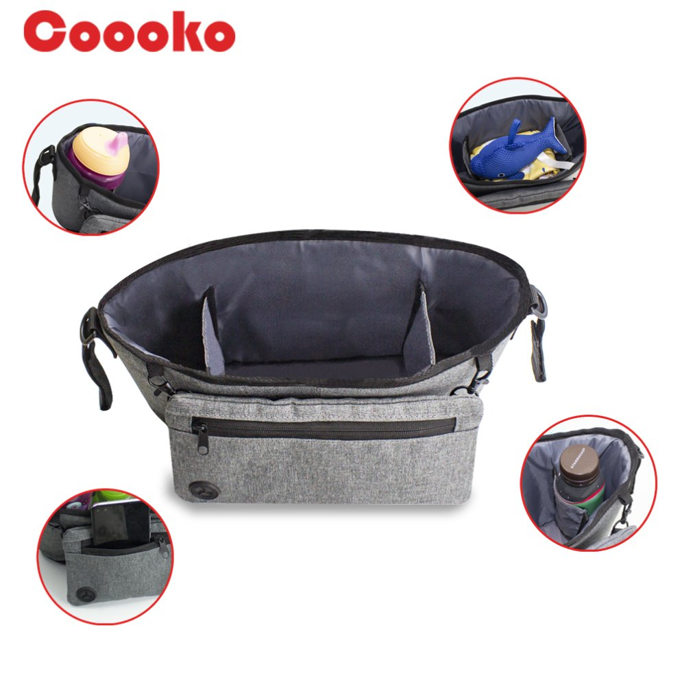 Amazon Best Selling and High Quality Universal Baby Adjustable Stroller Caddy