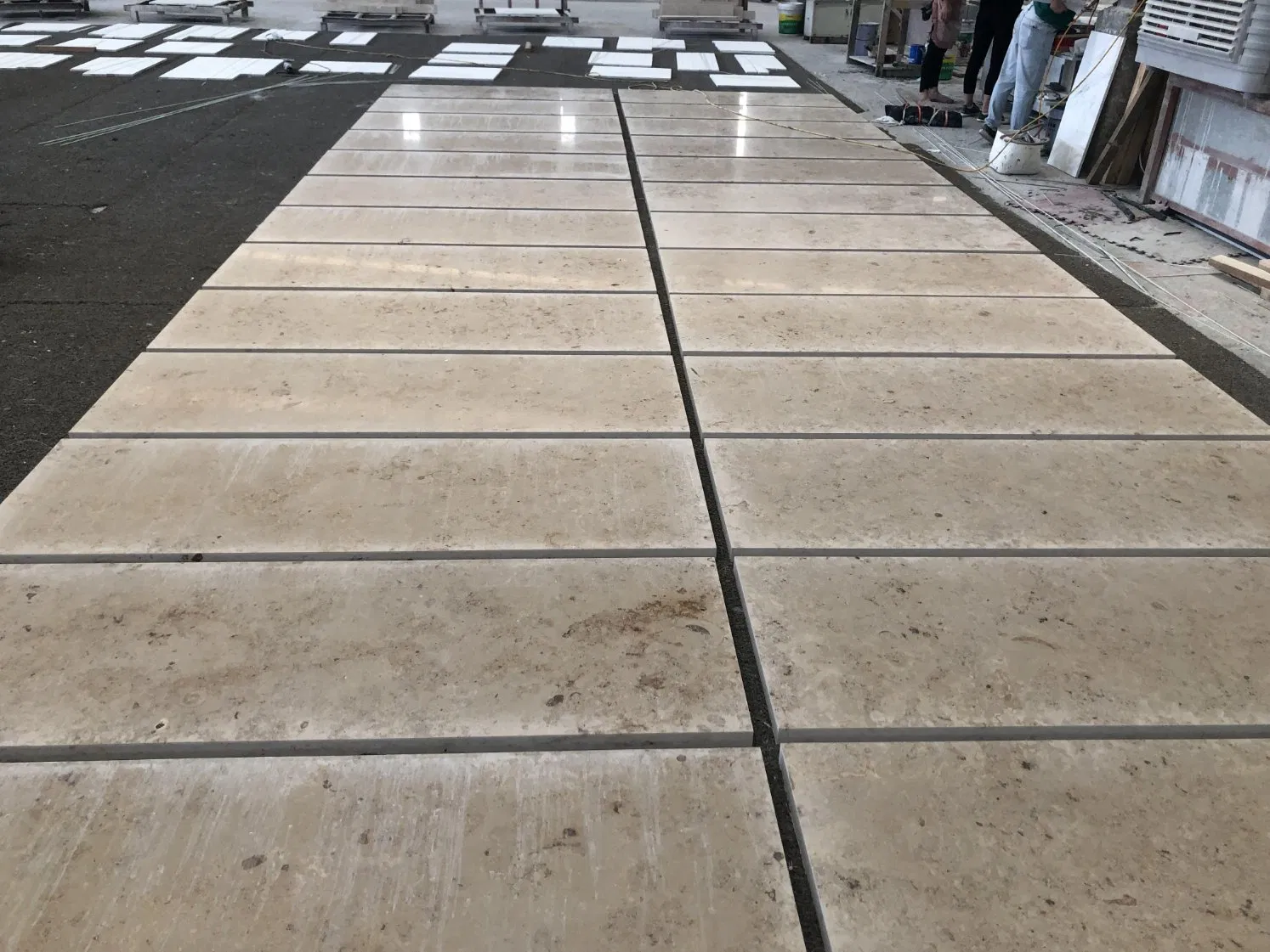 Natural Marble Jura Beige Limestone Polished Floor Tile Stone Wall Panel