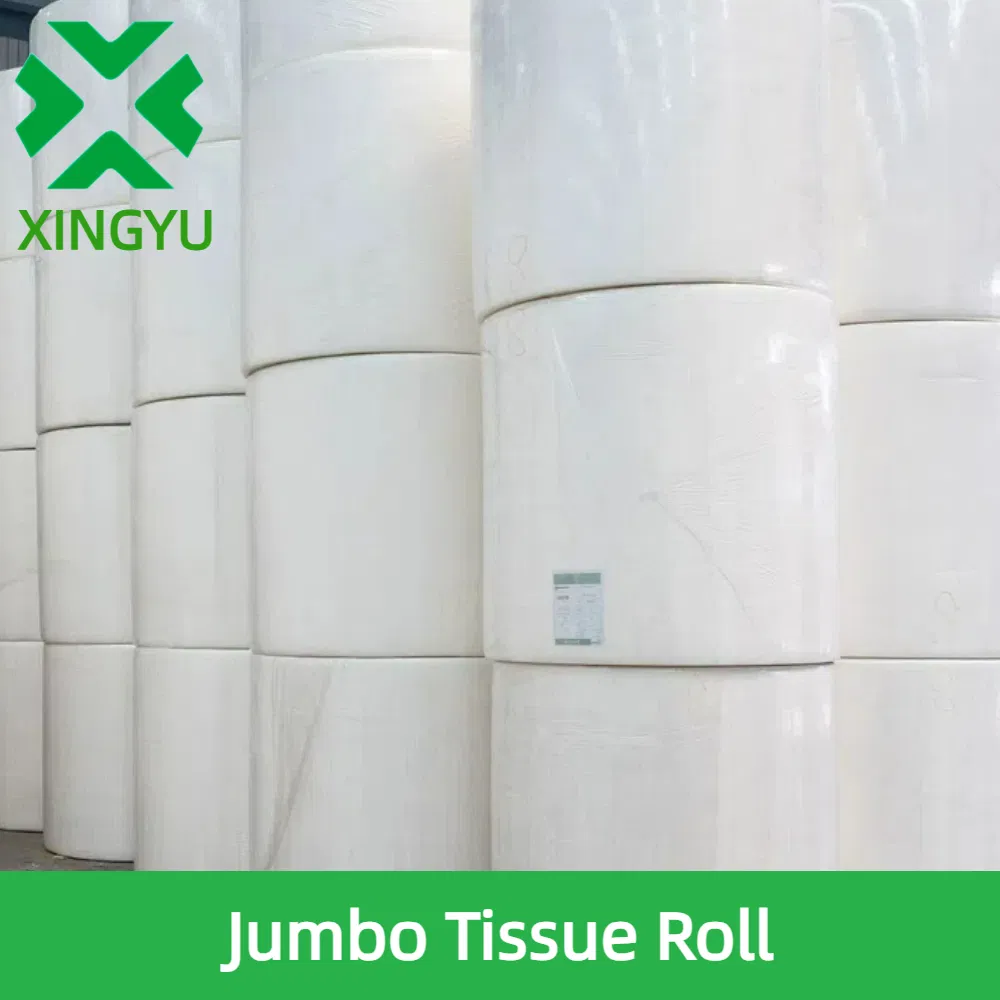 Chinese Factory Custom OEM Jumbo Tissue Paper Roll for Facial Tissue