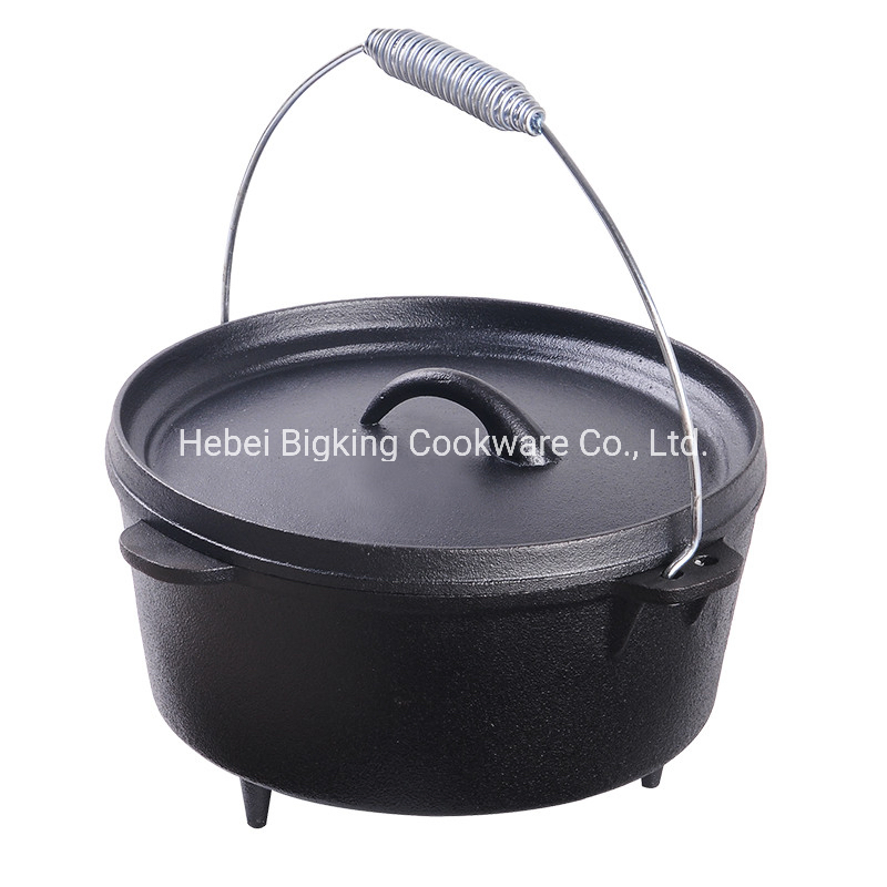 4.5qt Camping Nonstick Wholesale Cast Iron Dutch Oven Bread Pan