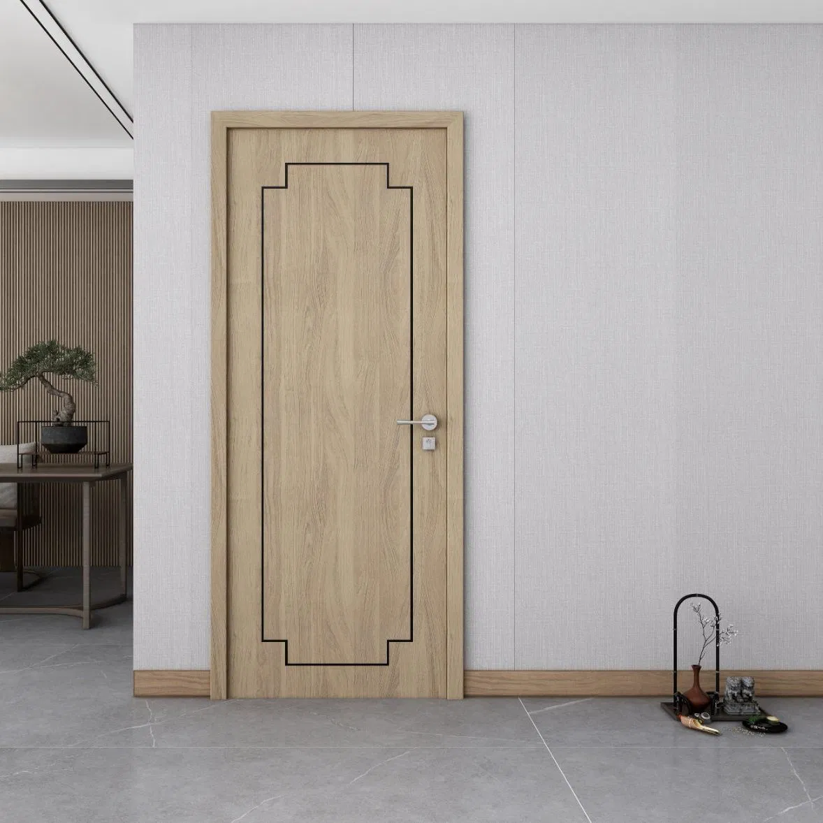 Customized WPC Green Material Solid Door Frame