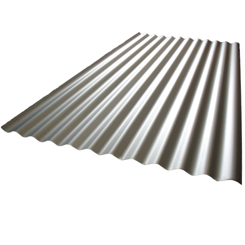 Aluminium Zinc Coated Corrugated Water Wave Metal Roofing Tiles Construction Material