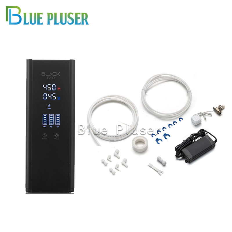 Premium Black 3 Stage RO System with Alkaline Filtration Water Filter