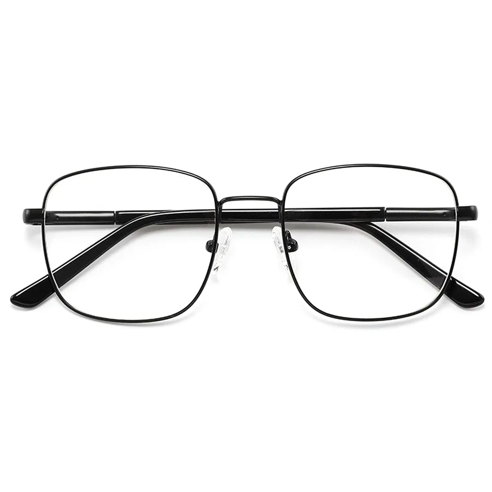 2025 Trendy Custom Designer Eyeglasses Frames Men's Metal Fashion Optical Frames for Prescription Myopia