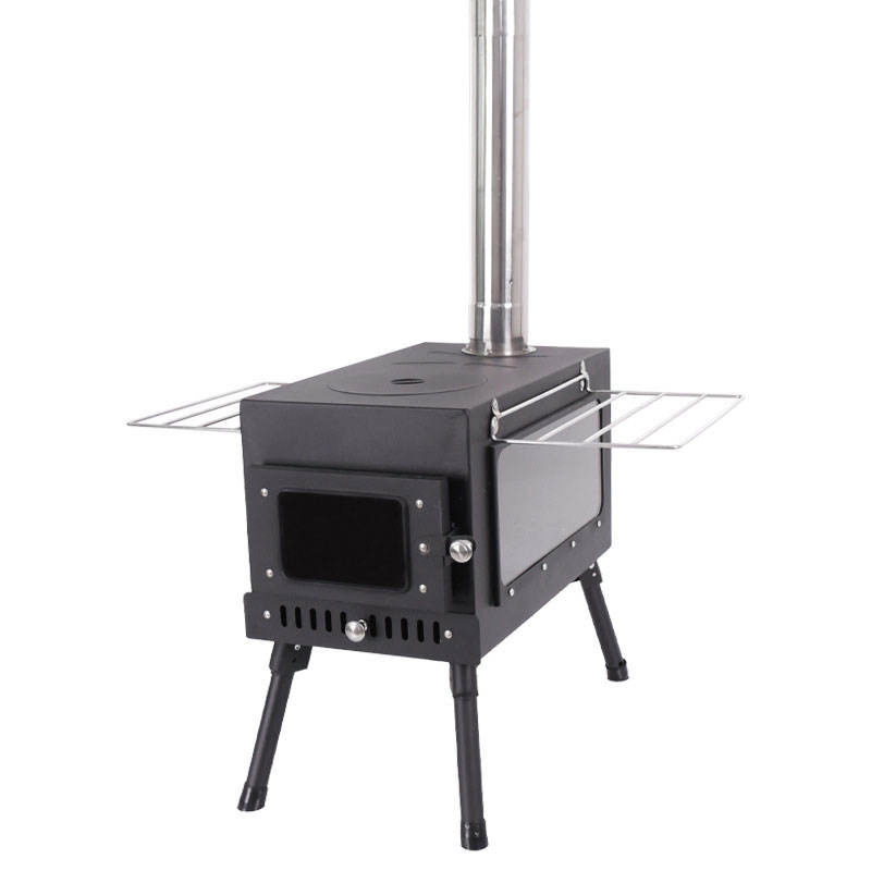 Outdoor Sauna Hot Tent Stove, Rocket Stove Heater Portable Camping Wood Stove for Dry Sauna Home Party Cooking Stove