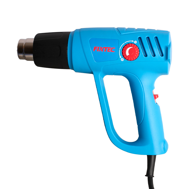 Fixtec Digital LCD Display Handheld 60-600º C 2000W Electric Hot Air Heat Gun with Nozzle