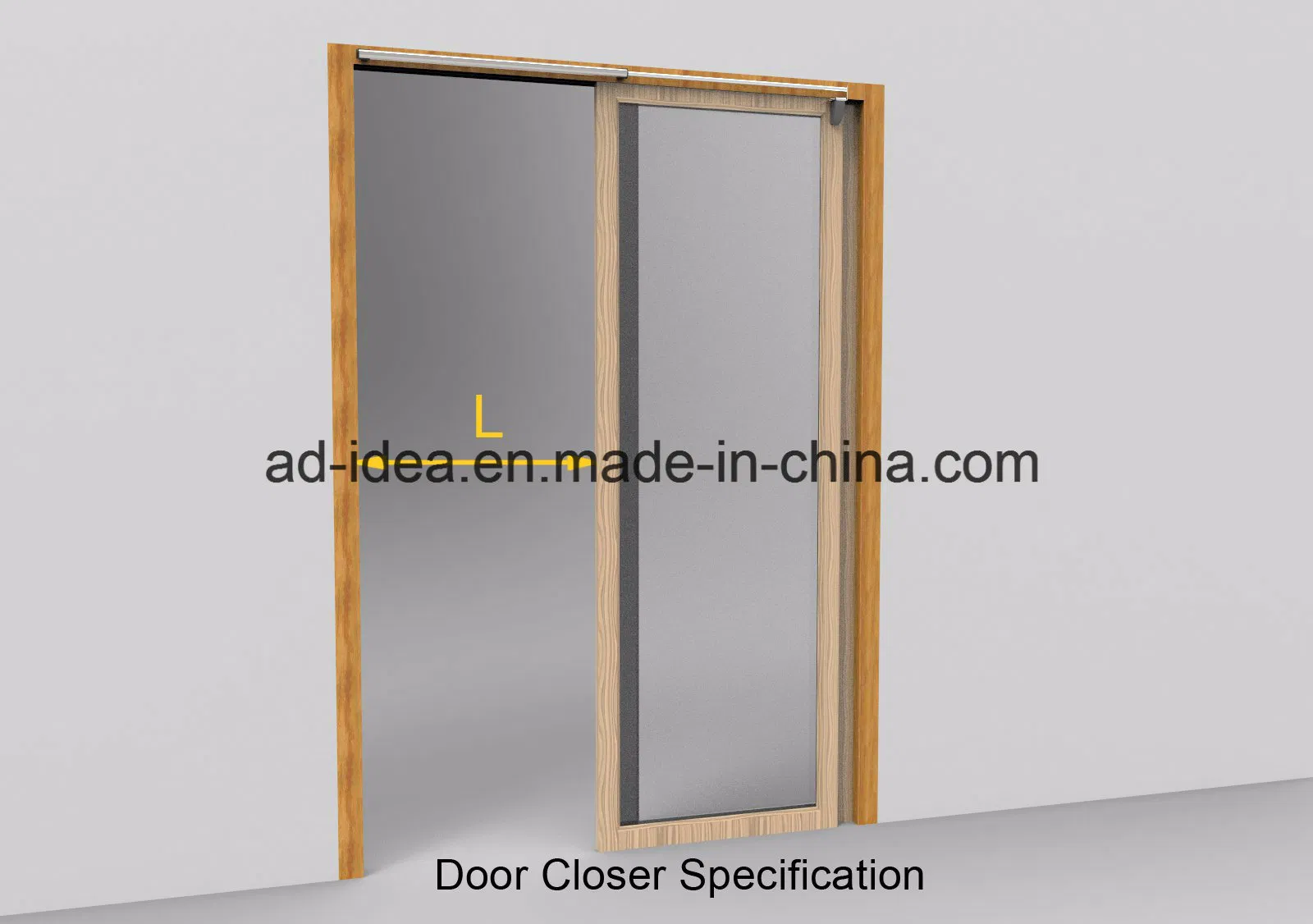 Semi-Auto Sliding Door Closer System Mechanism for Automatic Closing