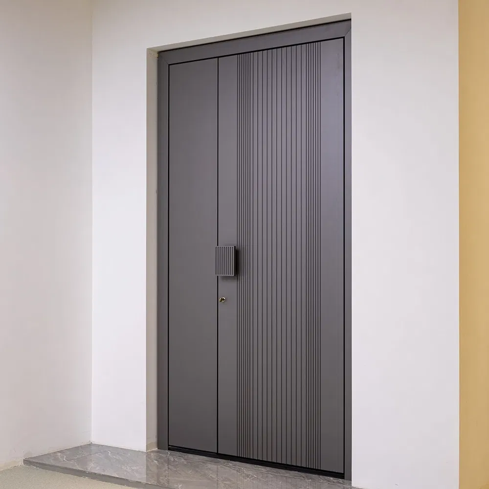 Durable Fireproof OEM ODM Custom Fire-Rated Cast Aluminum Door