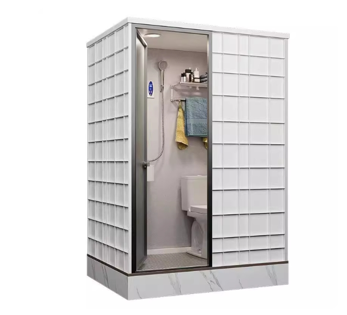 1.8*3.0*2.2m Hospital-Grade FRP SMC Molded Hygienic Anti-Cross-Infection Prefabricated Integrated Bathroom