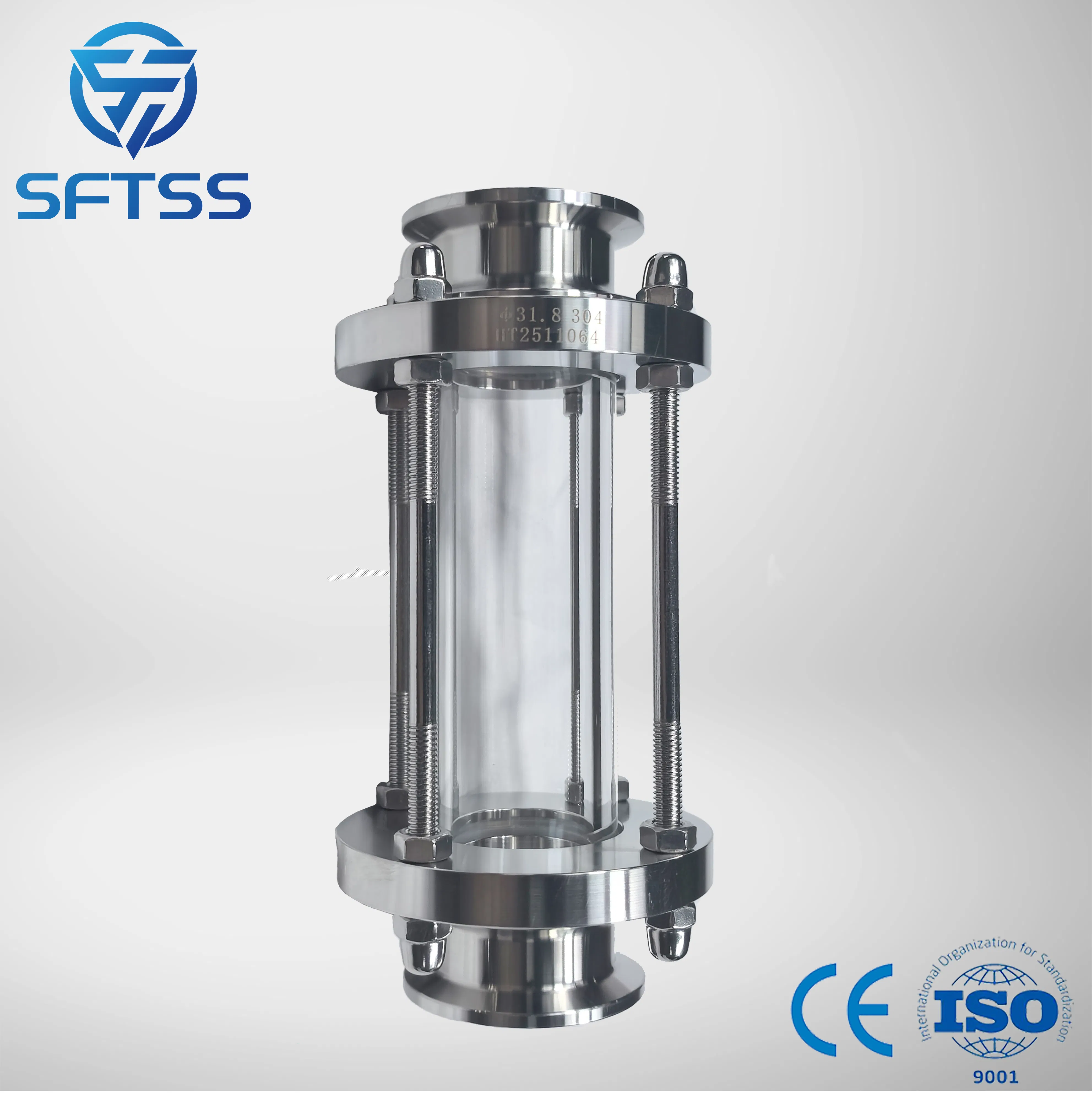 Premium Sanitary Stainless Steel Clamp Sight Glass for Industrial Applications